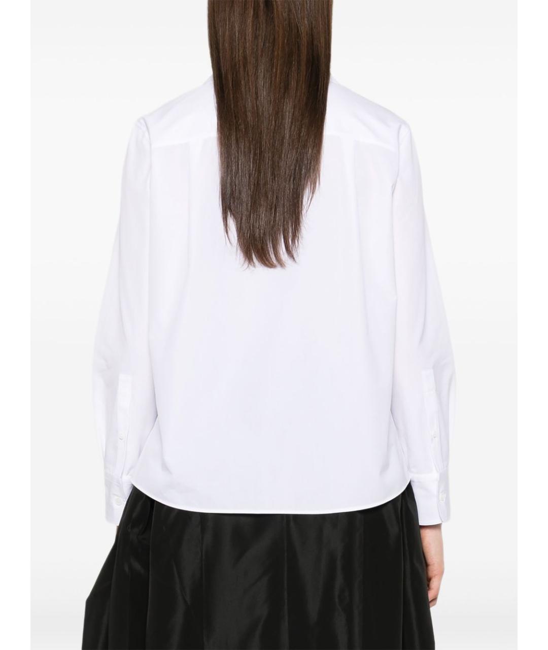 ALEXANDER MCQUEEN Белая хлопковая рубашка, фото 4