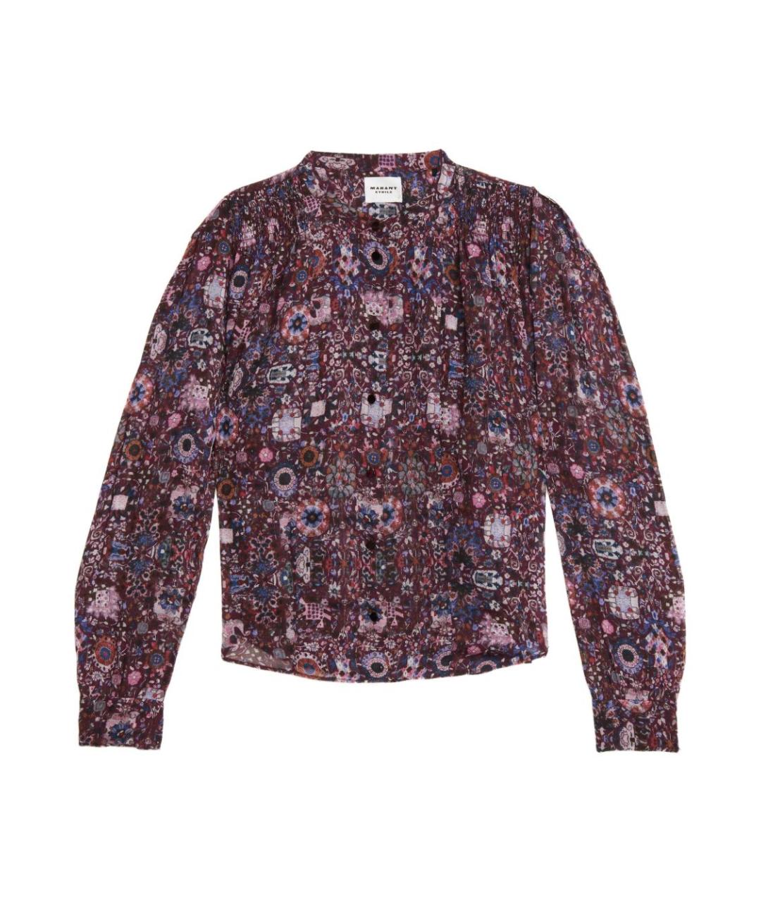 ISABEL MARANT ETOILE Фиолетовая вискозная рубашка, фото 1