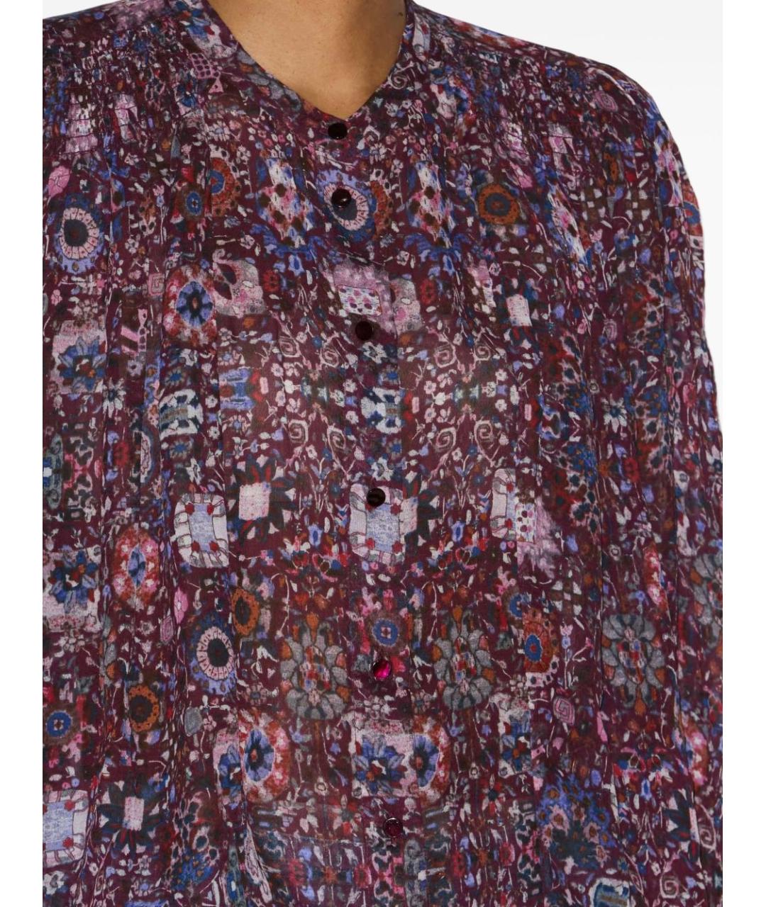 ISABEL MARANT ETOILE Фиолетовая вискозная рубашка, фото 2