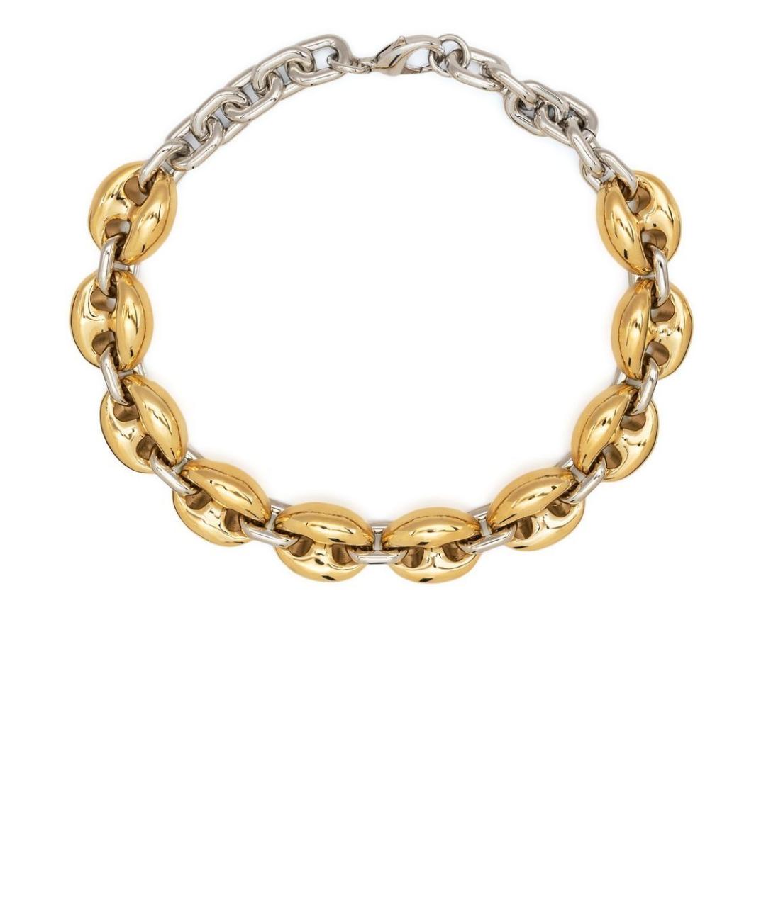 PACO RABANNE Золотое металлическое колье, фото 1