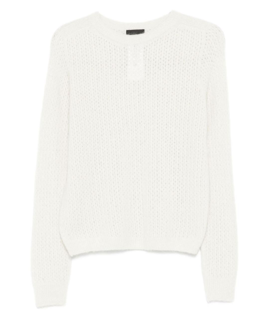 LIU JO Белый шерстяной джемпер / свитер, фото 1