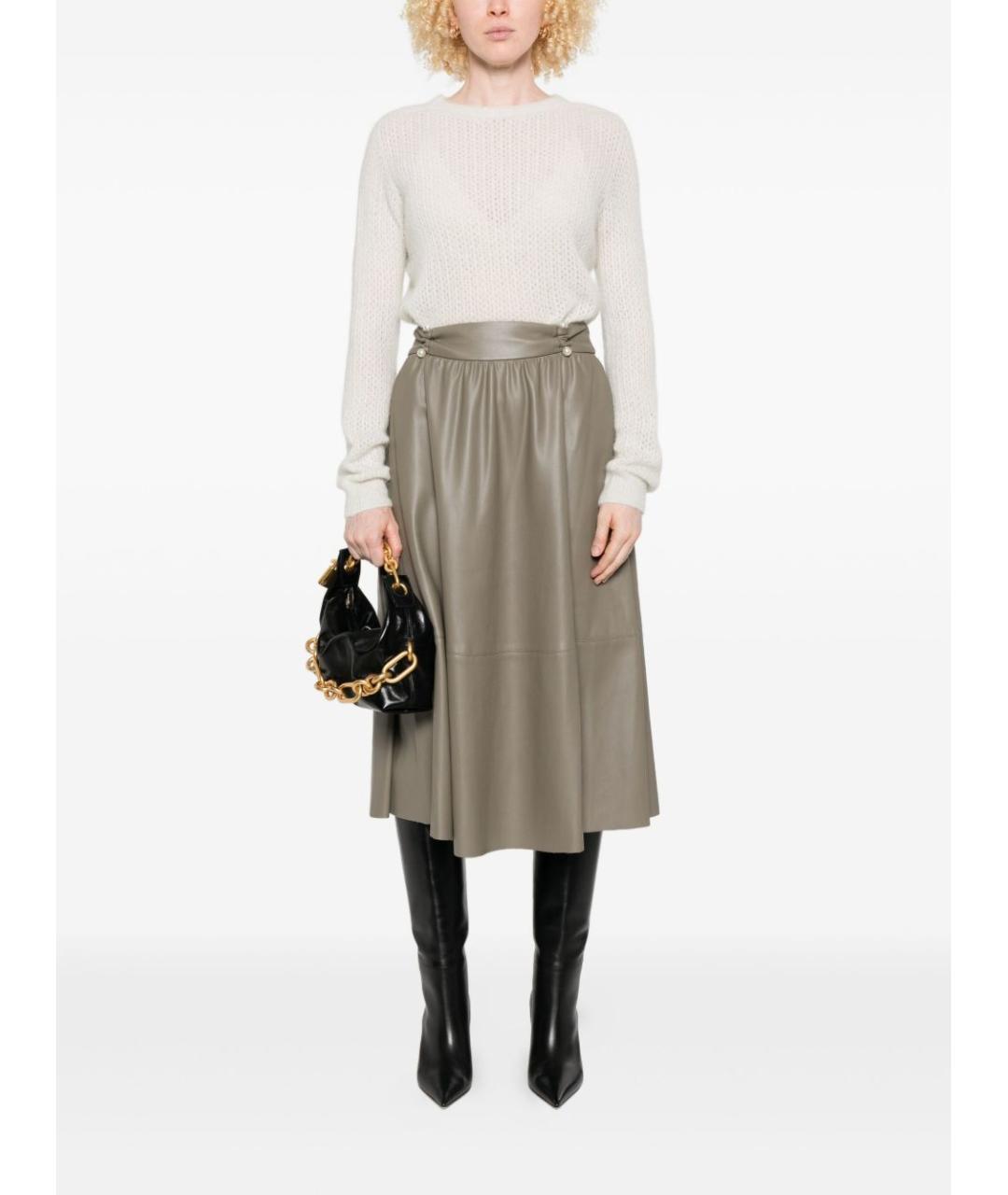 LIU JO Белый шерстяной джемпер / свитер, фото 3