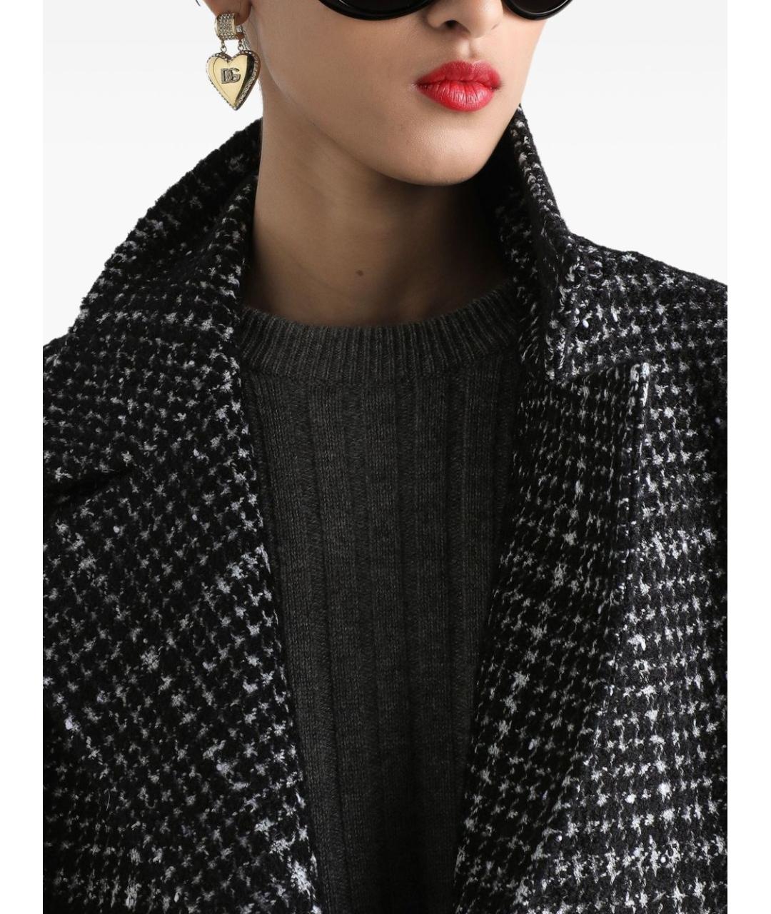 DOLCE&GABBANA Серое шерстяное пальто, фото 5