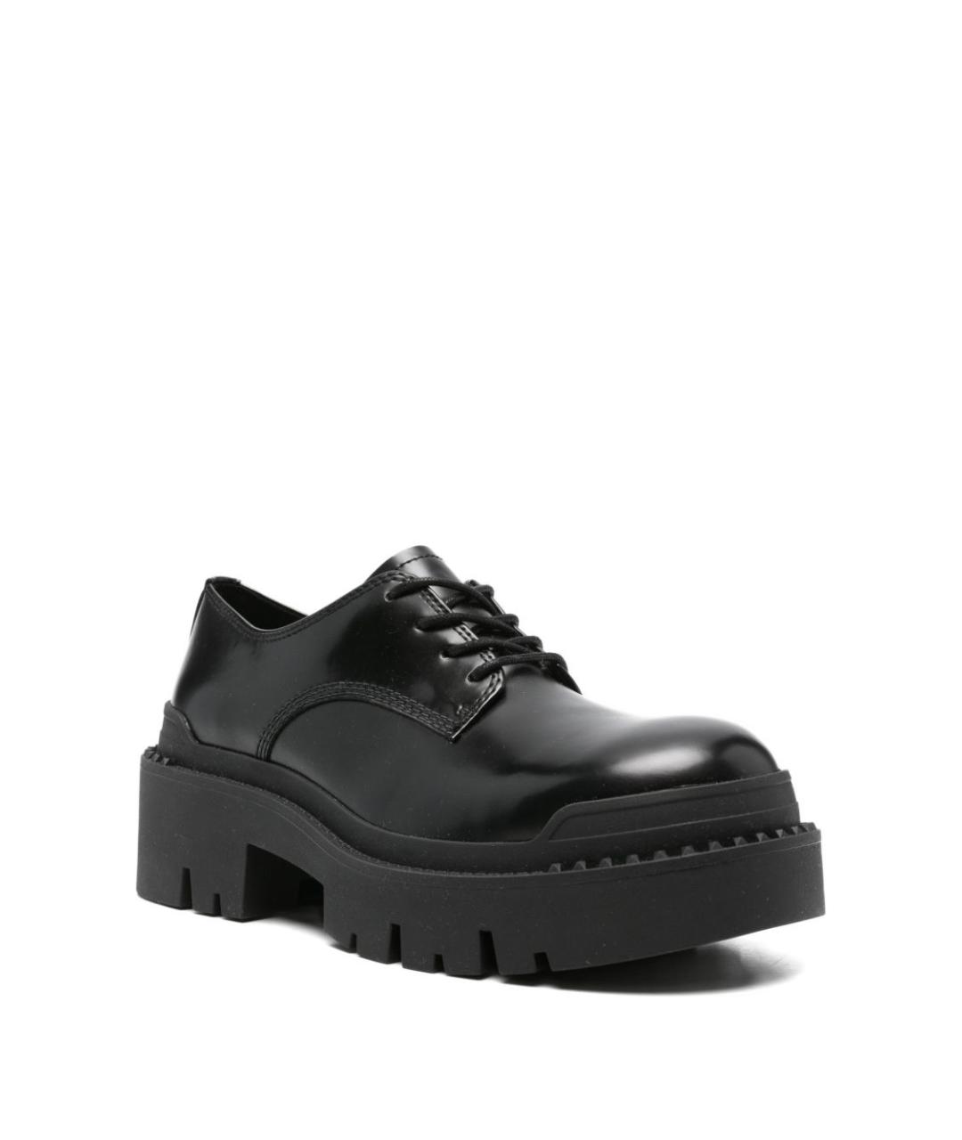 ASH Черные кожаные ботинки, фото 4