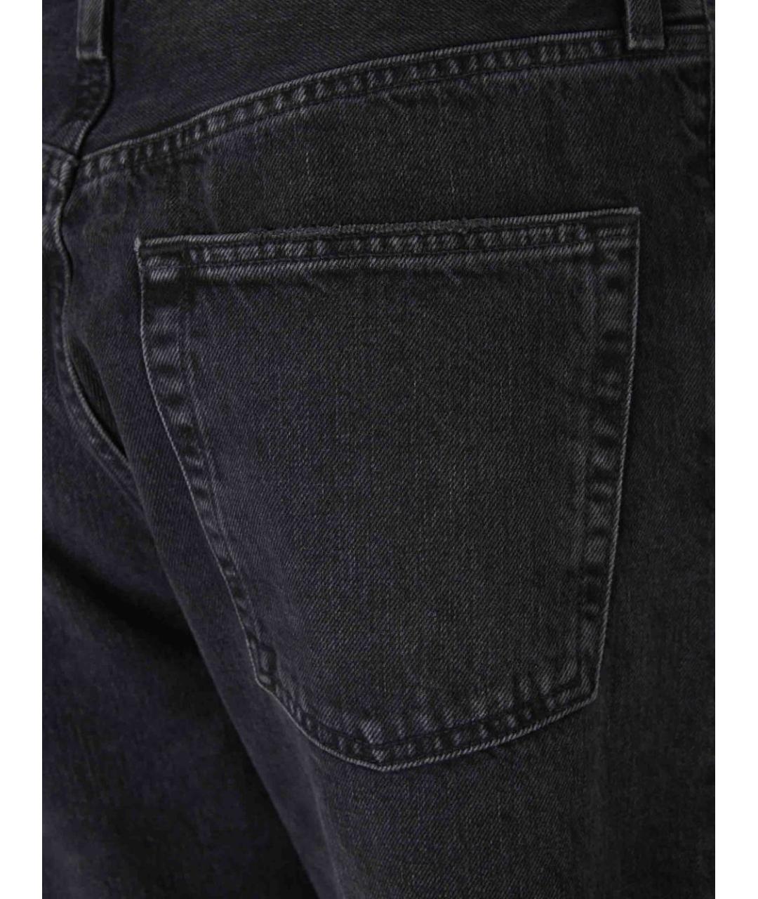 AGOLDE Черные хлопковые прямые джинсы, фото 2