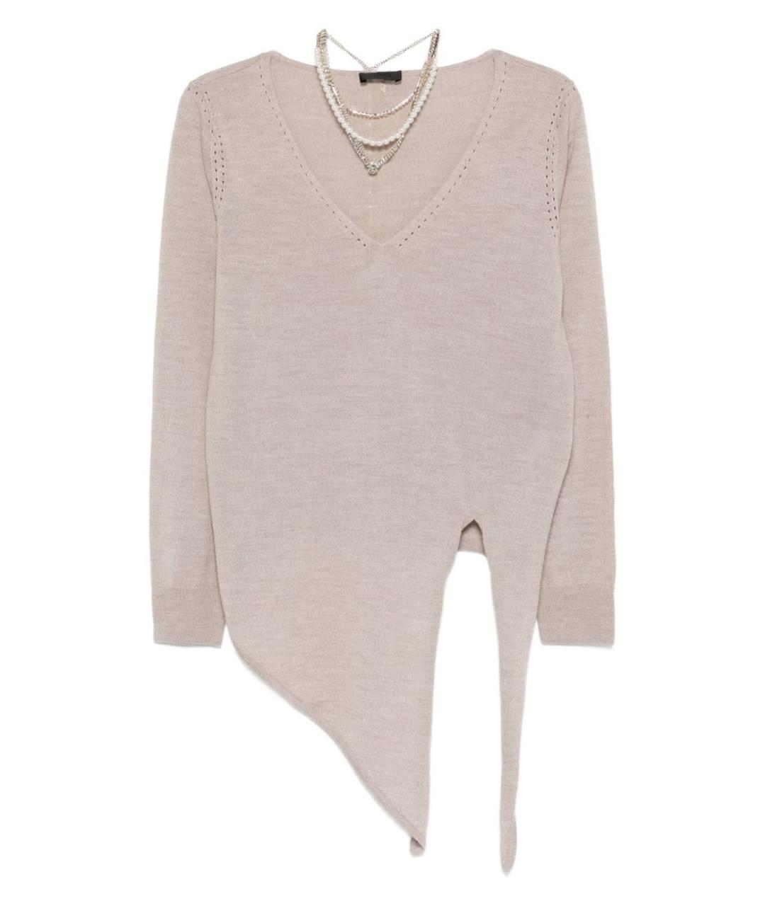 LIU JO Серая шерстяная водолазка, фото 1