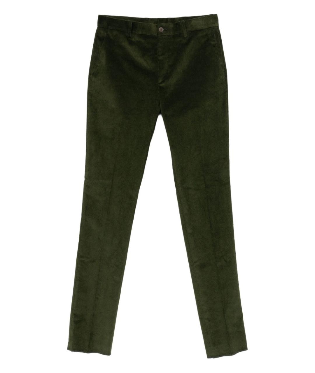 ETRO Зеленые хлопковые повседневные брюки, фото 1