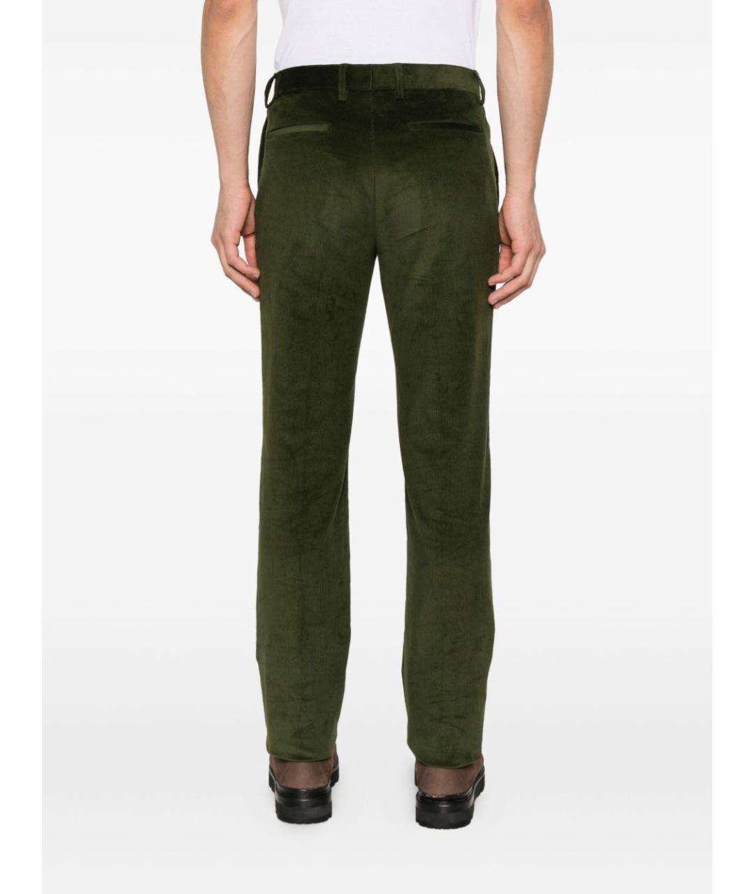 ETRO Зеленые хлопковые повседневные брюки, фото 2