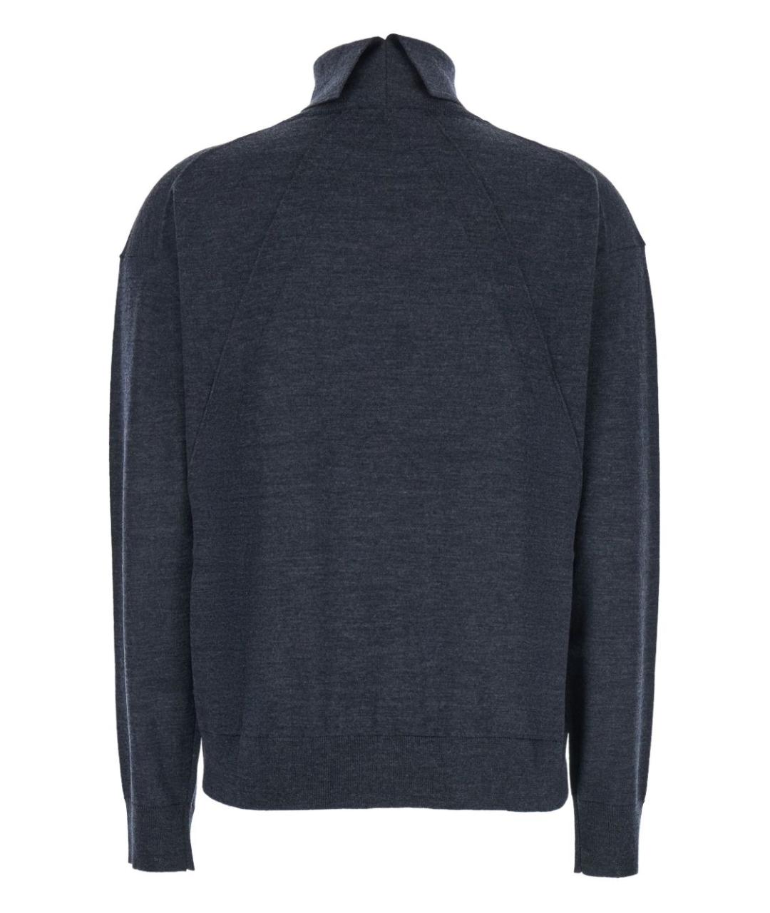 SEMICOUTURE Серый шерстяной джемпер / свитер, фото 2