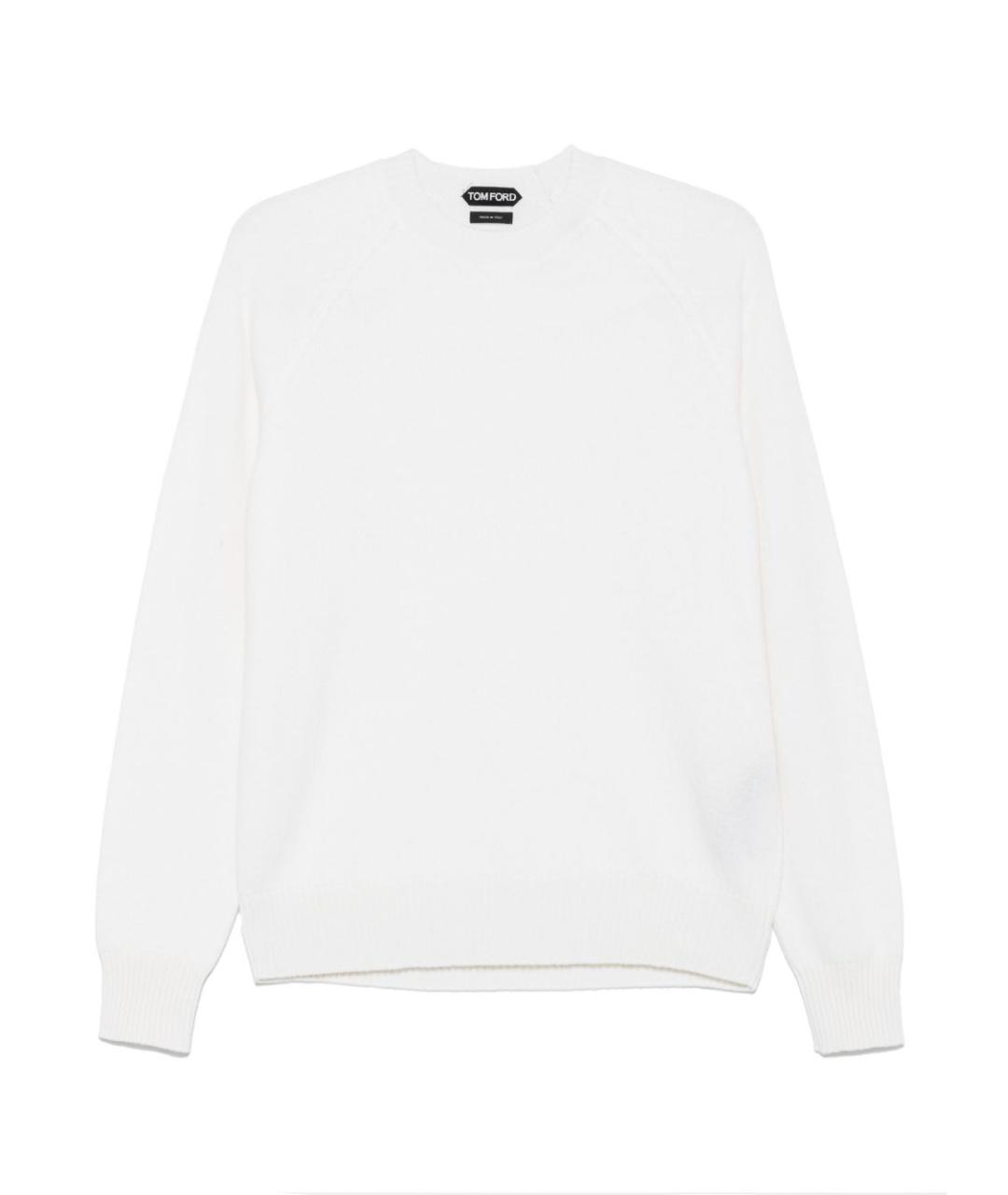 TOM FORD Белый шерстяной джемпер / свитер, фото 1