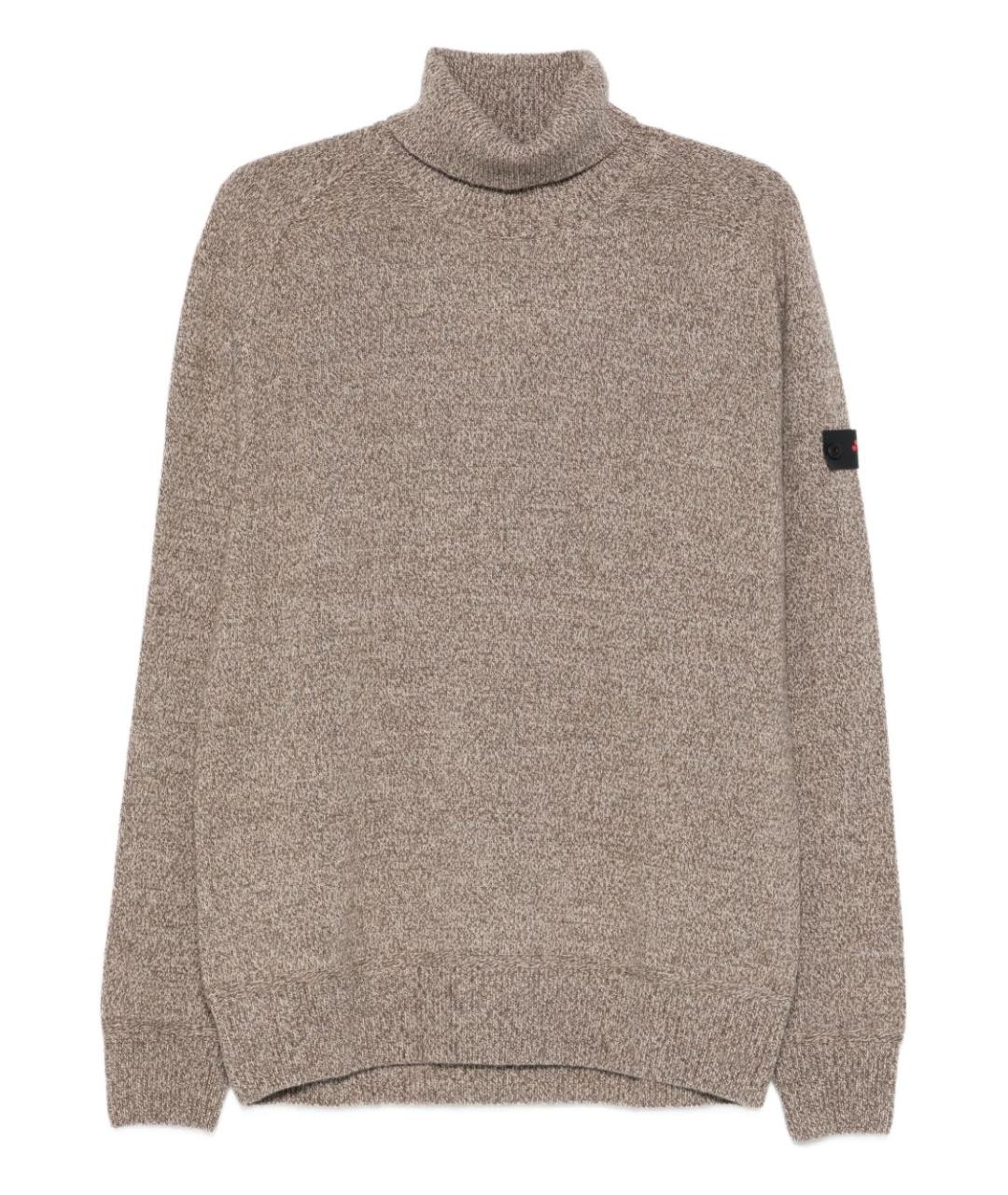 PEUTEREY Бежевый шерстяной джемпер / свитер, фото 1