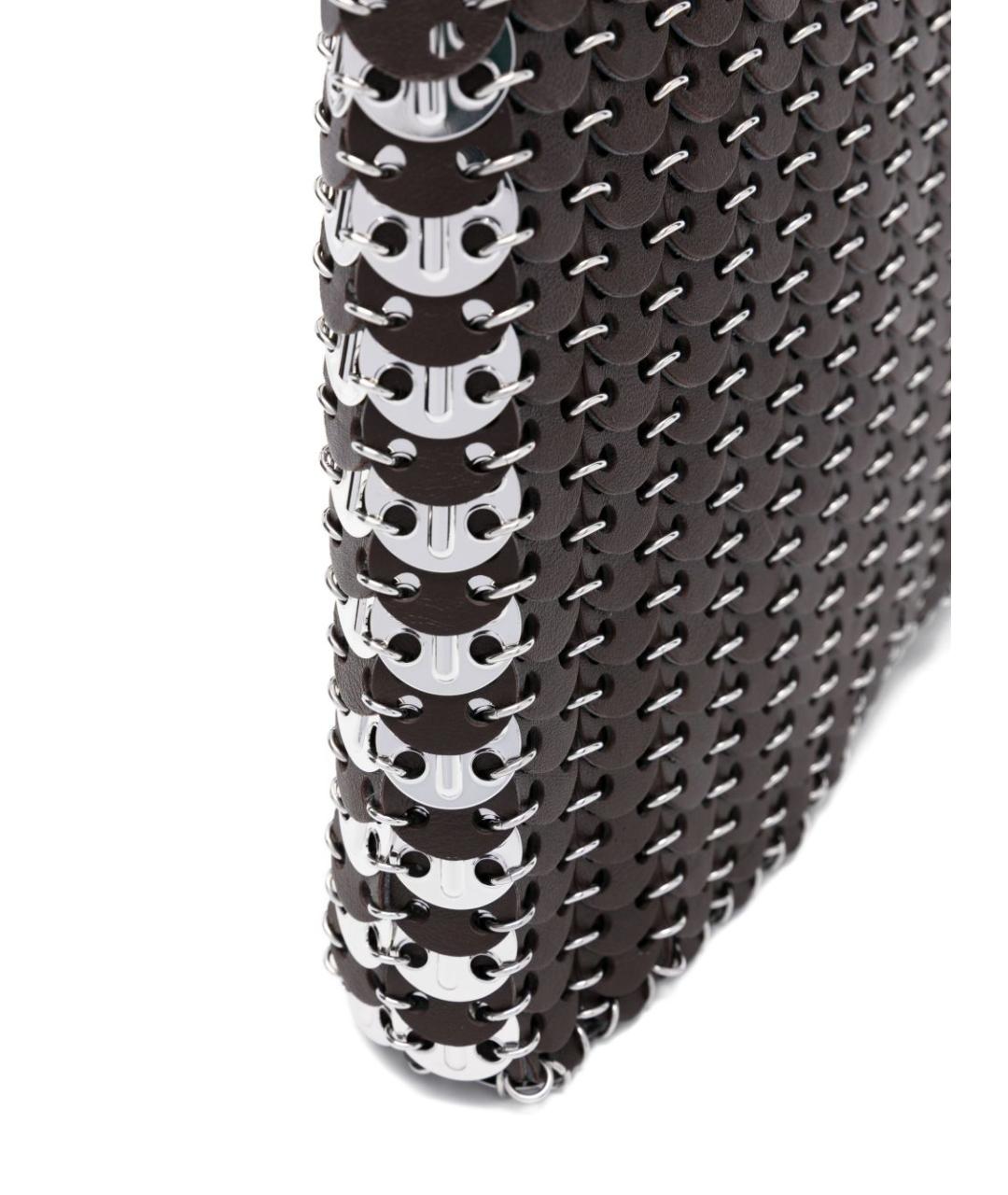 PACO RABANNE Коричневая сумка тоут, фото 3