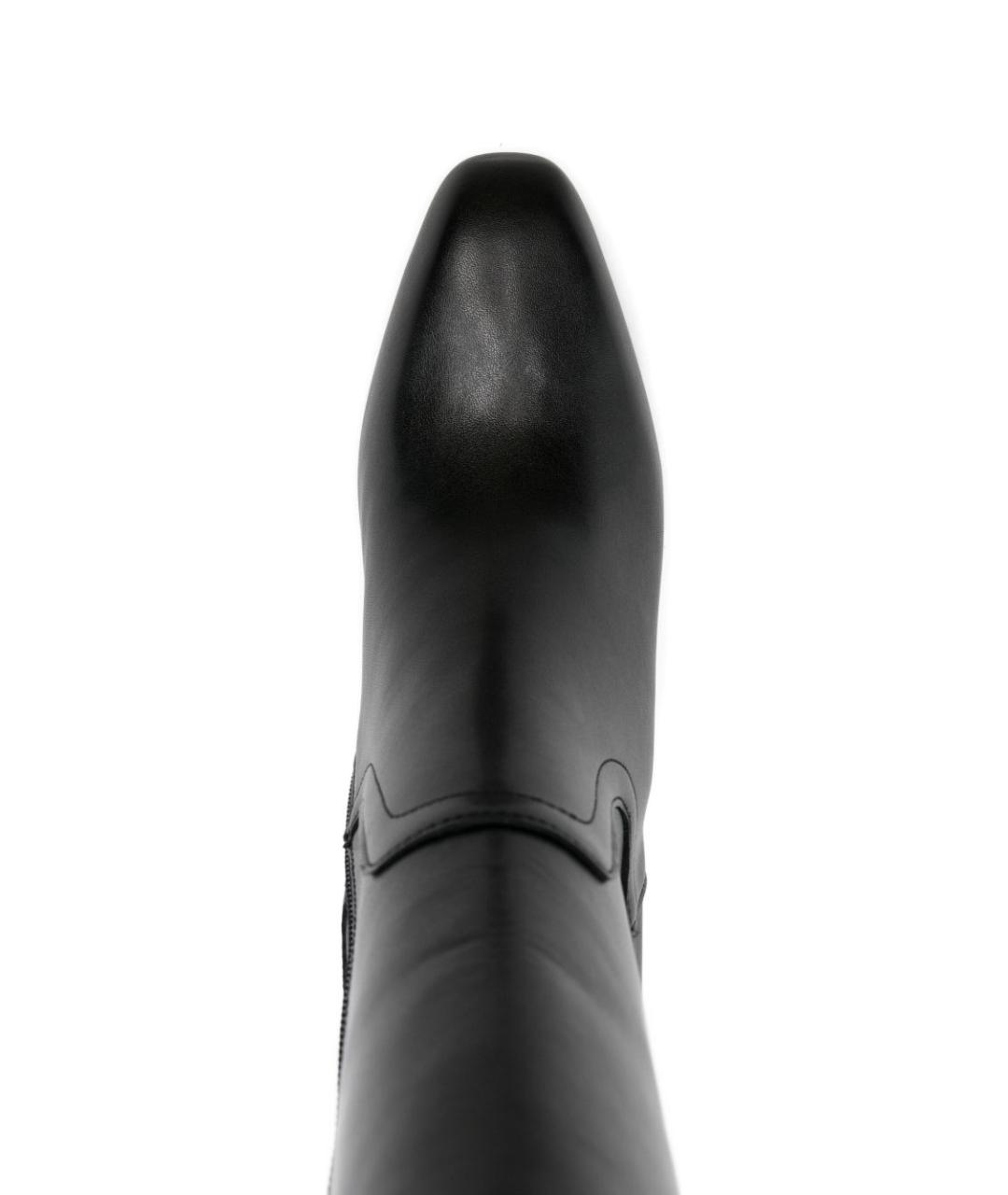 LIU JO Черные сапоги из искусственной кожи, фото 4