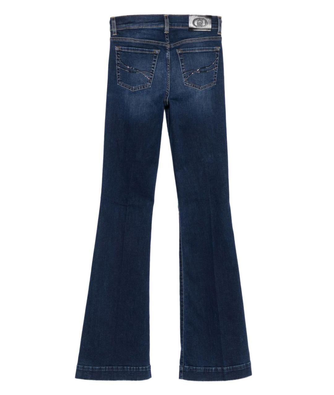 LIU JO Синие хлопковые джинсы клеш, фото 3
