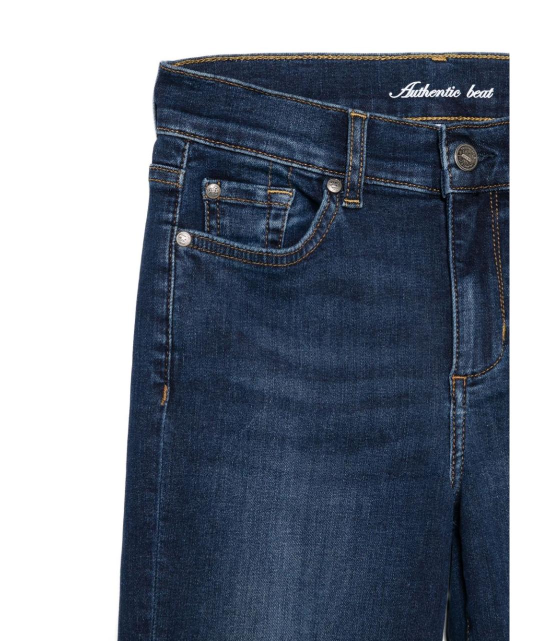 LIU JO Синие хлопковые джинсы клеш, фото 2