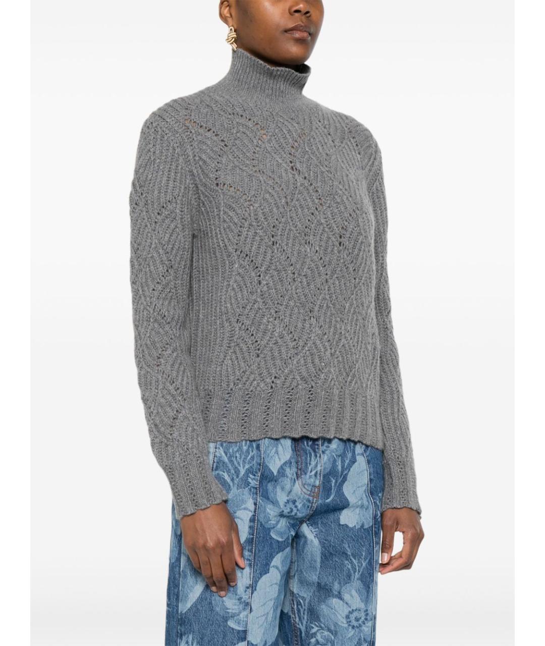 ETRO Серый кашемировый джемпер / свитер, фото 3