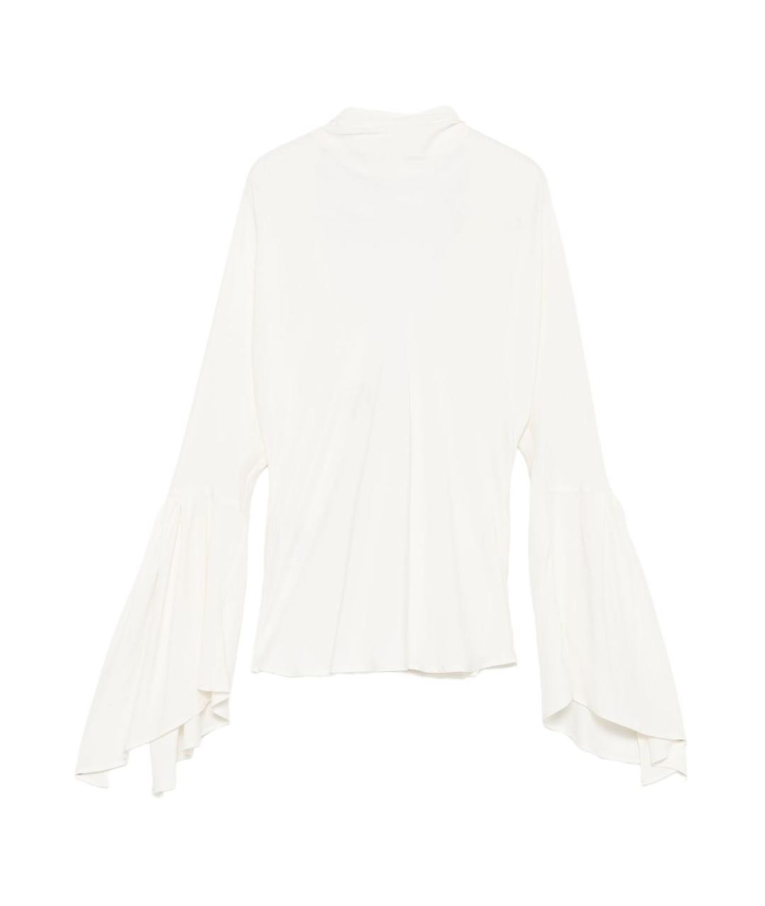 PINKO Белая ацетатная рубашка, фото 1
