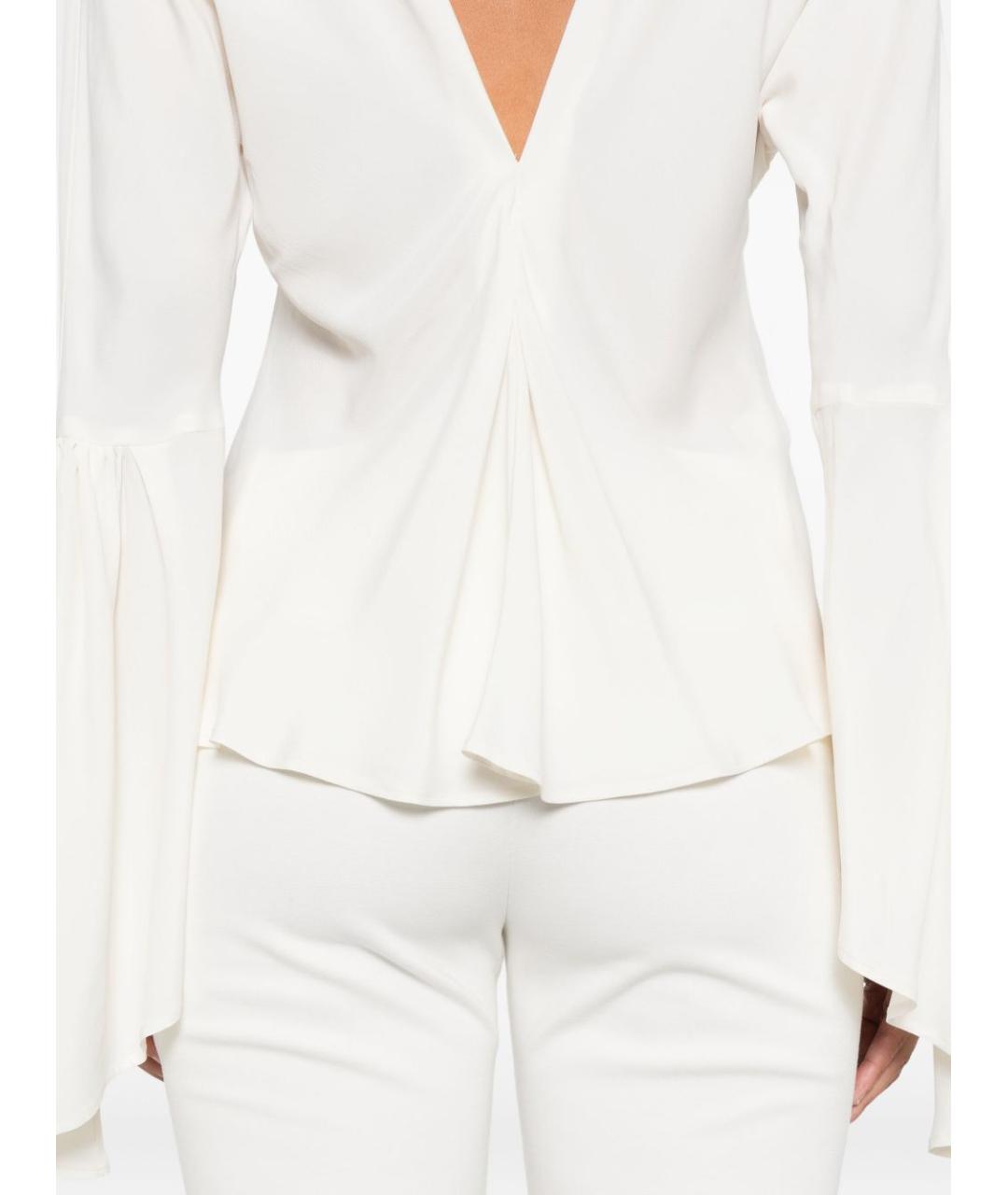 PINKO Белая ацетатная рубашка, фото 5