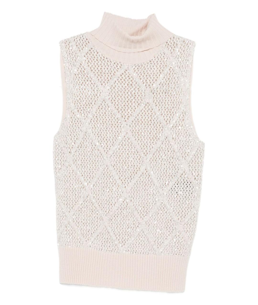 D.EXTERIOR Белая шерстяная жилетка, фото 1