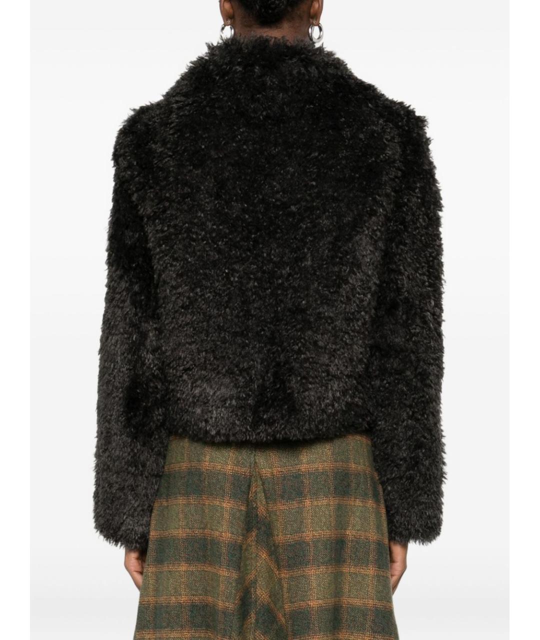 STAND STUDIO Серая полиэстеровая шуба, фото 4