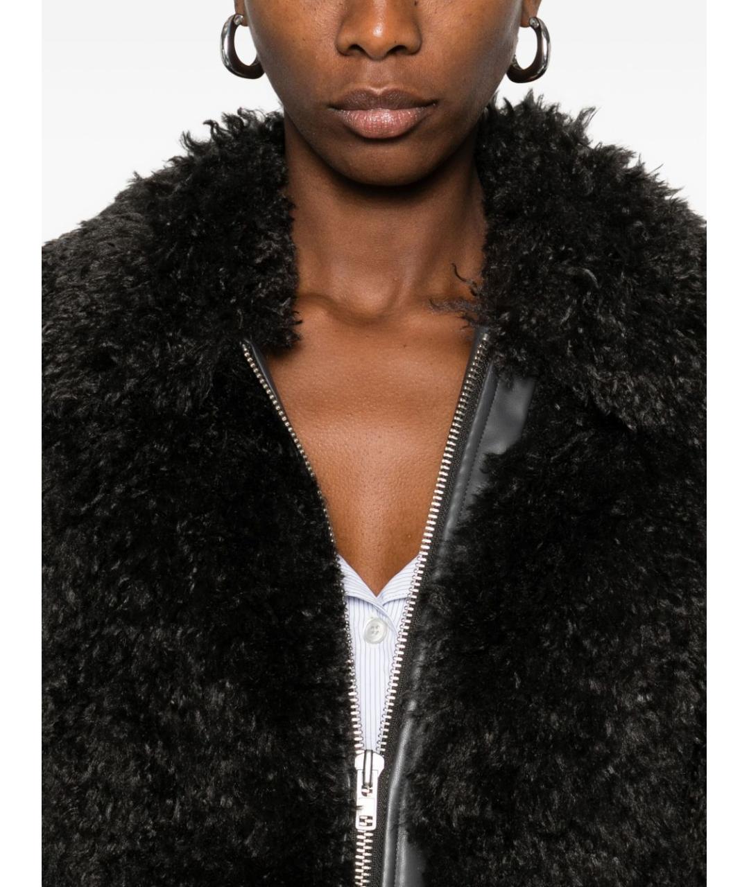 STAND STUDIO Серая полиэстеровая шуба, фото 2