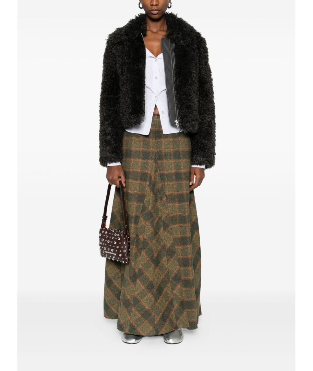 STAND STUDIO Серая полиэстеровая шуба, фото 5