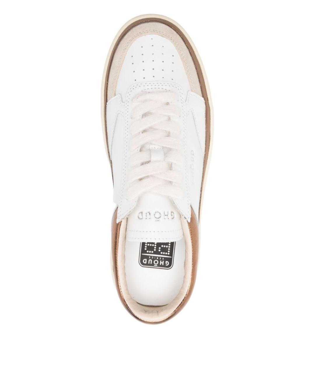 GHOUD Белые кожаные кеды, фото 4