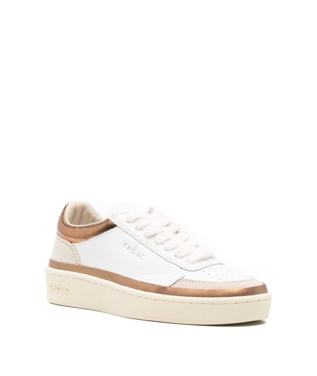 GHOUD Белые кожаные кеды, фото 3