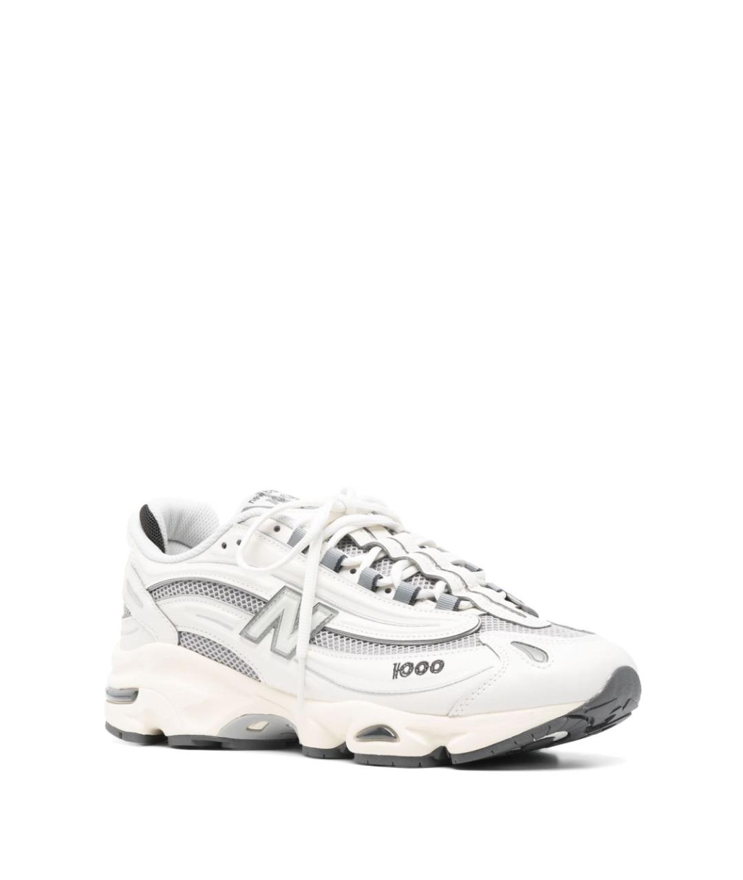 NEW BALANCE Белые текстильные кроссовки, фото 4