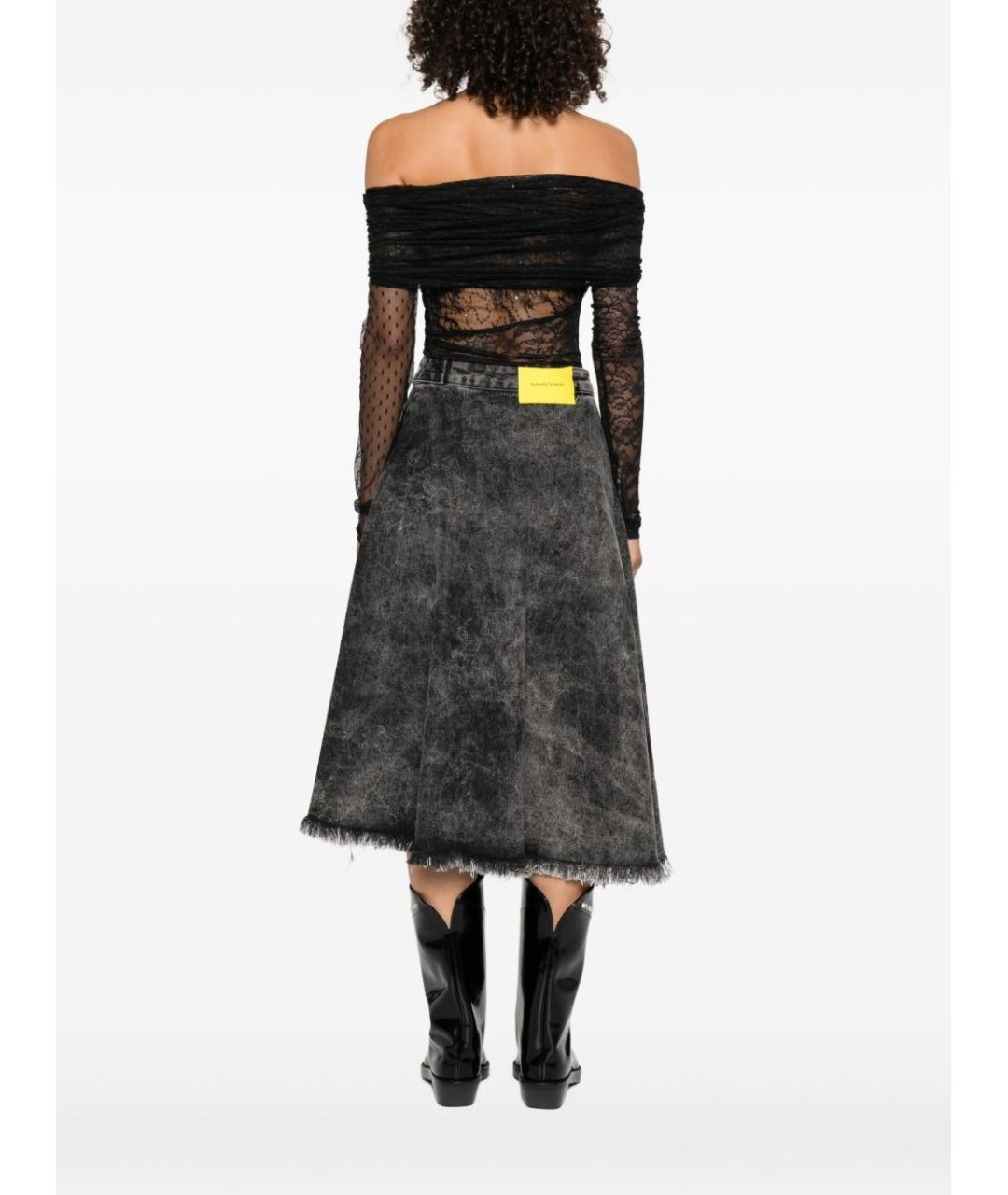 PINKO Черное полиамидовое боди, фото 4