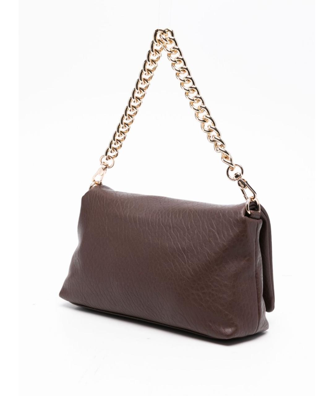 LIU JO Коричневая сумка с короткими ручками из искусственной кожи, фото 2