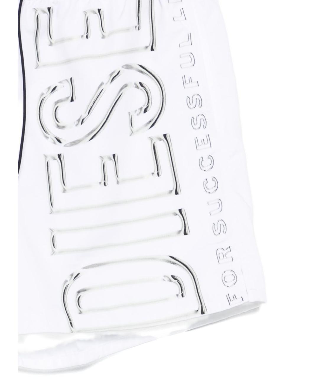 DIESEL Белые полиэстеровые плавки, фото 3