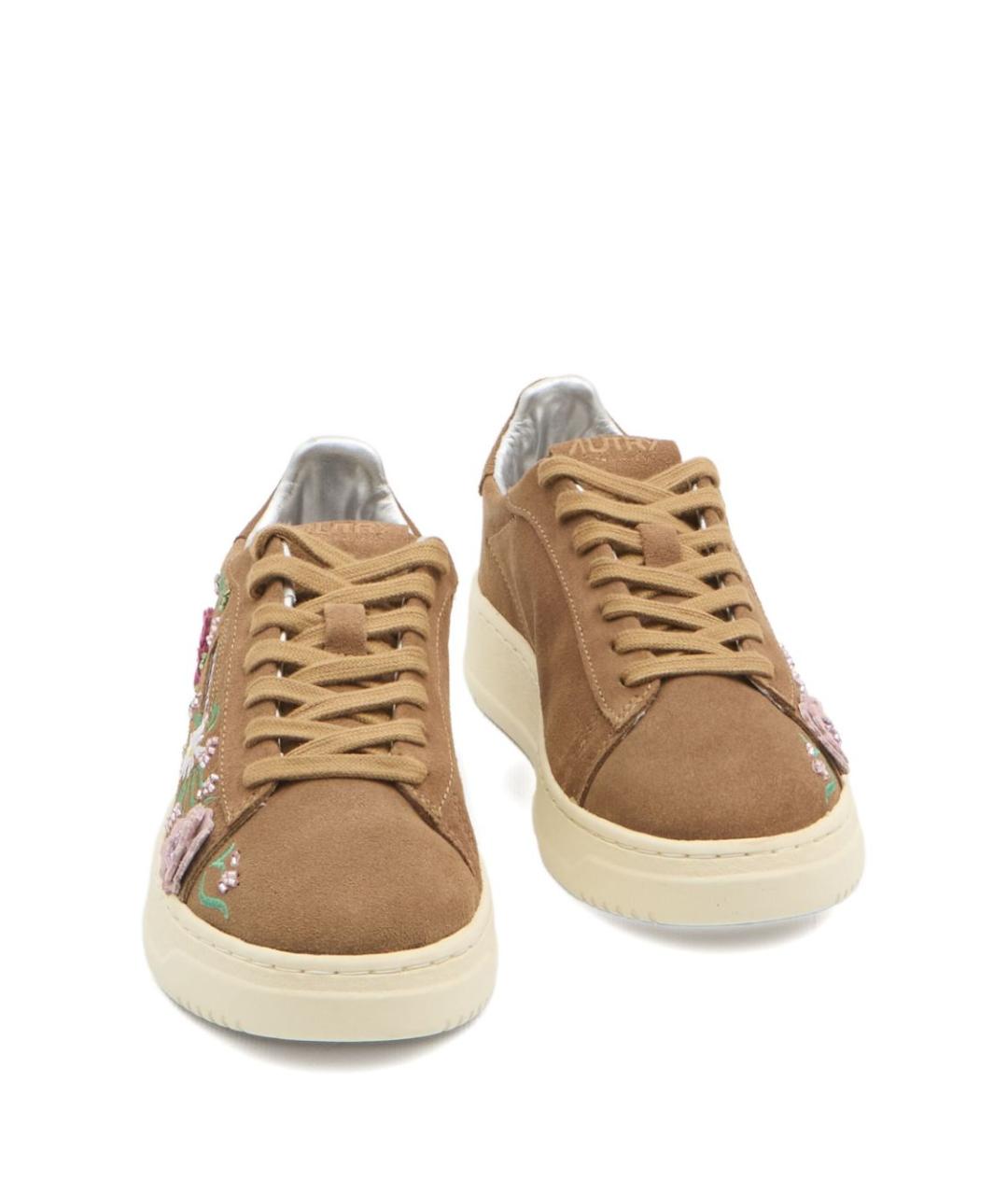 AUTRY Коричневые замшевые кроссовки, фото 5