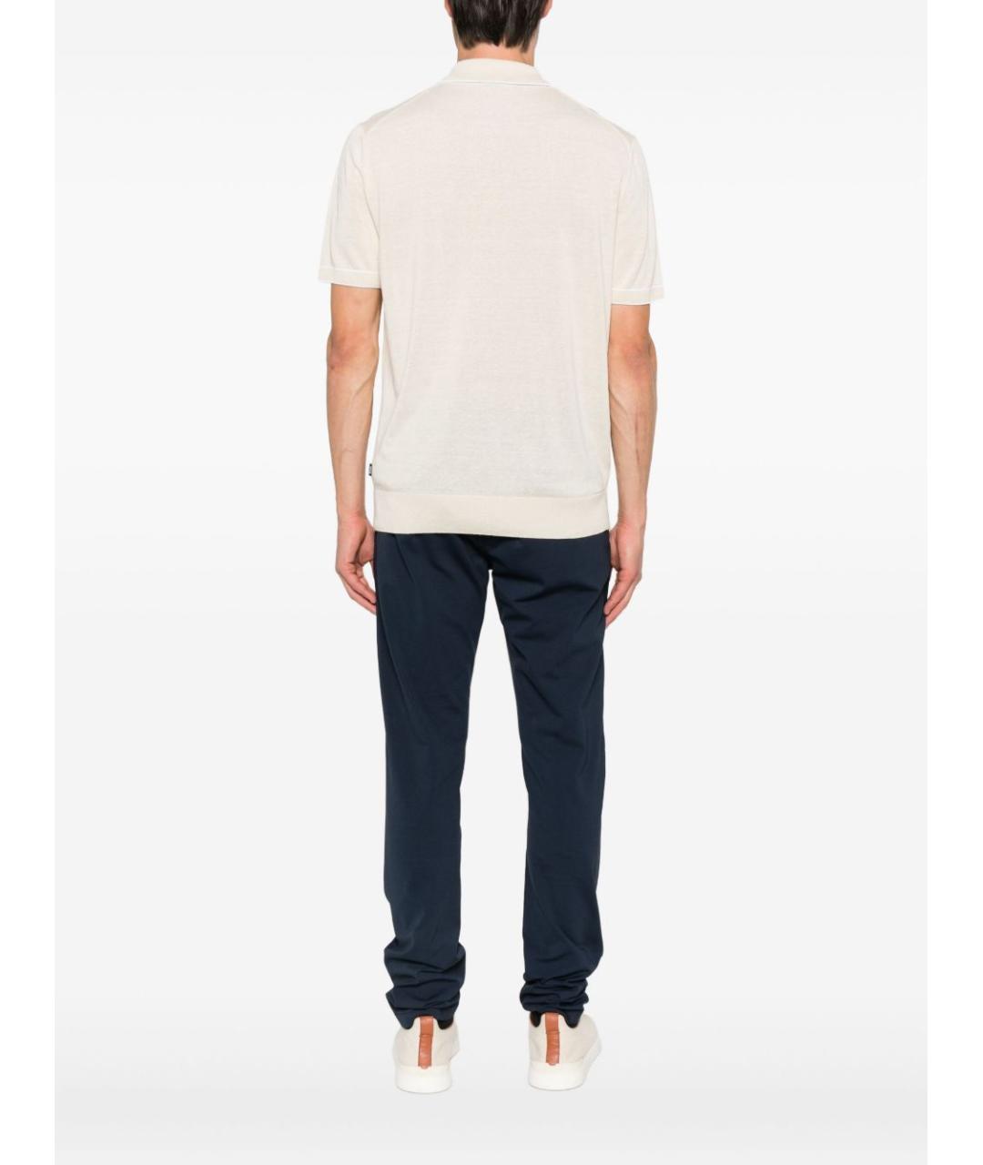 HUGO BOSS Бежевое поло с коротким рукавом, фото 4