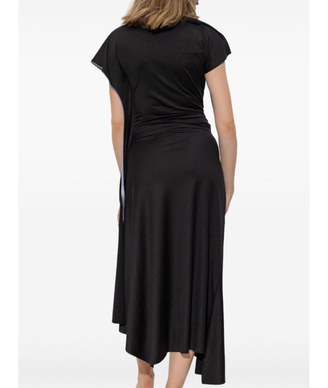 VICTORIA BECKHAM Черное полиэстеровое повседневное платье, фото 3