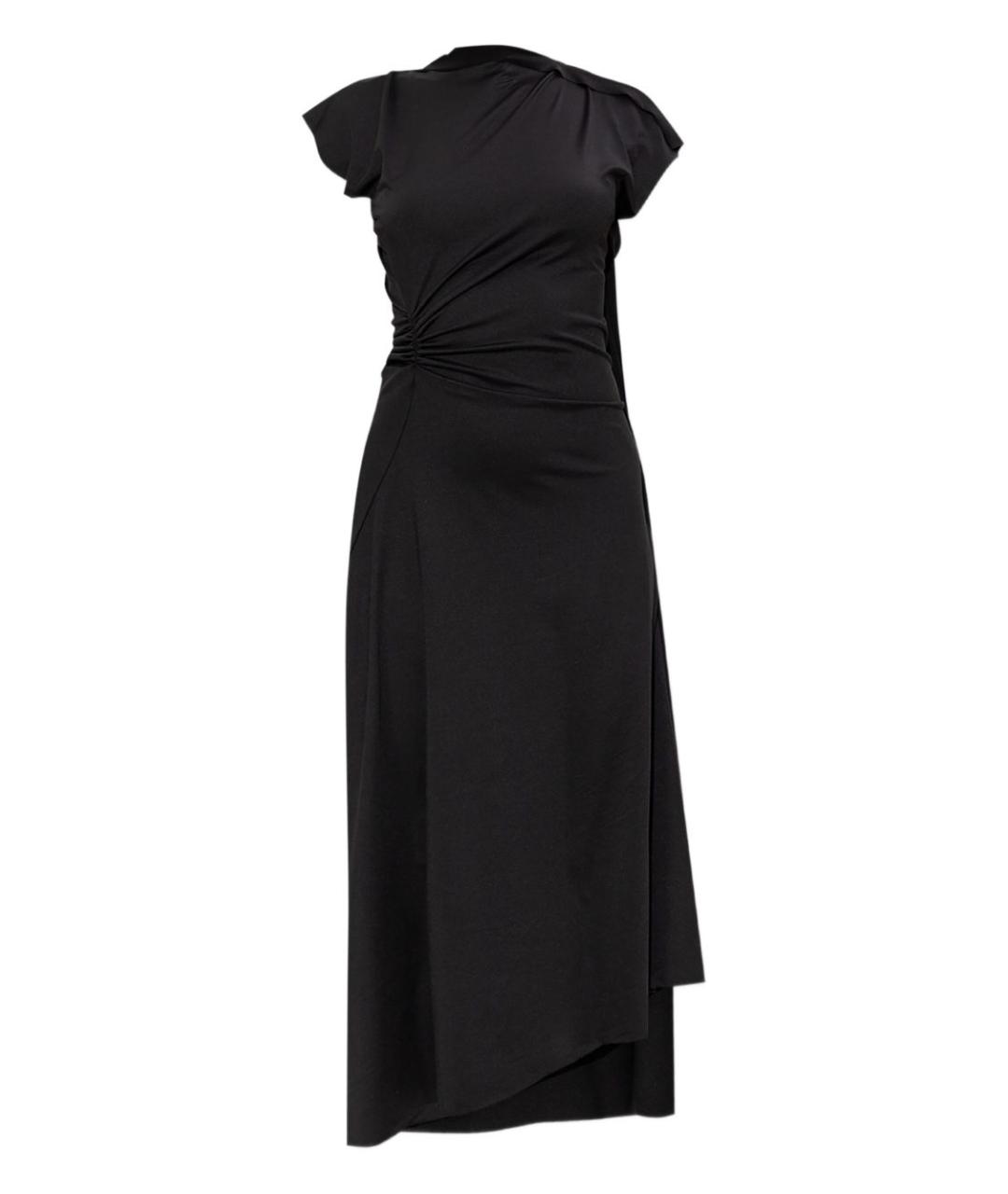 VICTORIA BECKHAM Черное полиэстеровое повседневное платье, фото 1