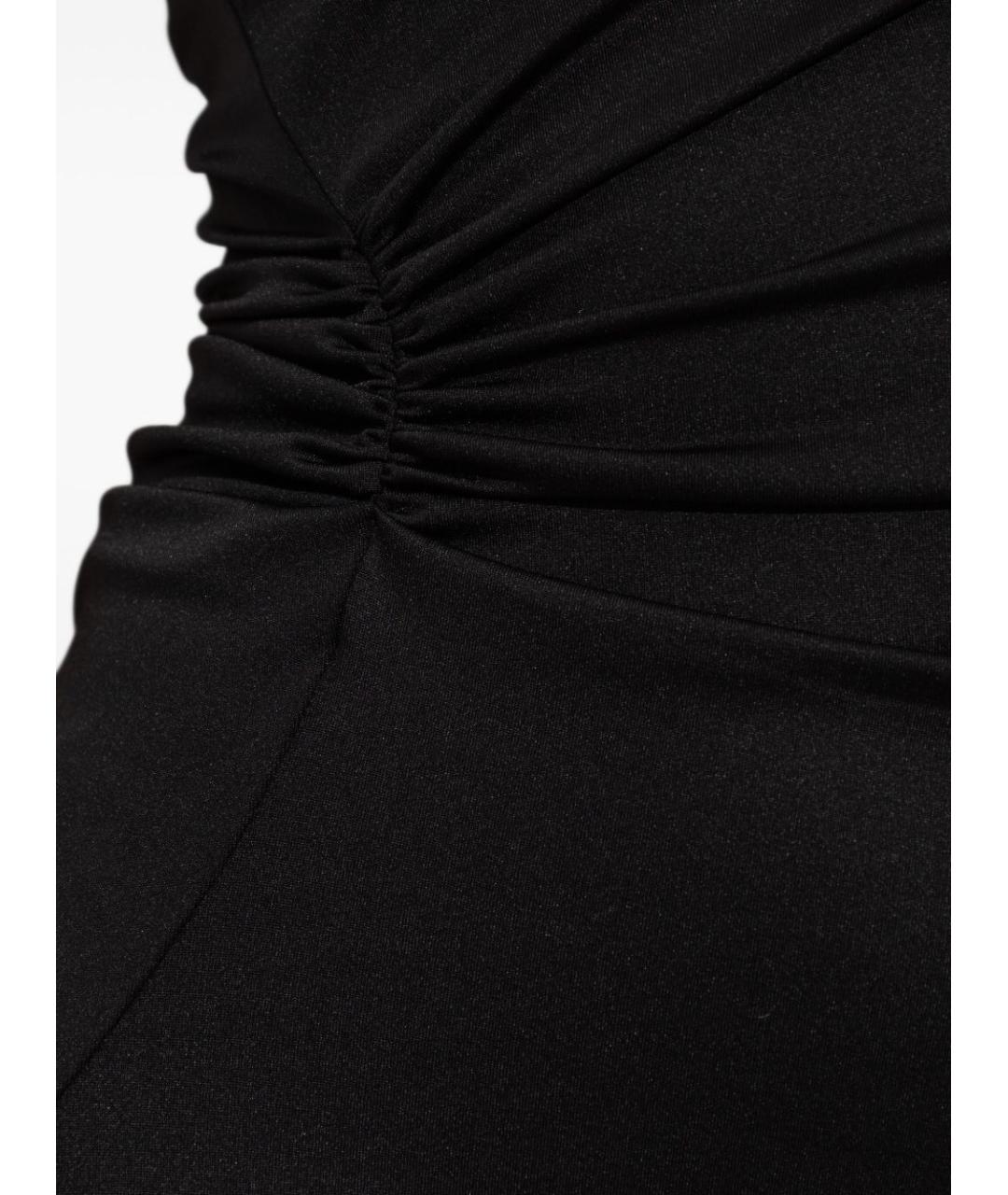 VICTORIA BECKHAM Черное полиэстеровое повседневное платье, фото 5