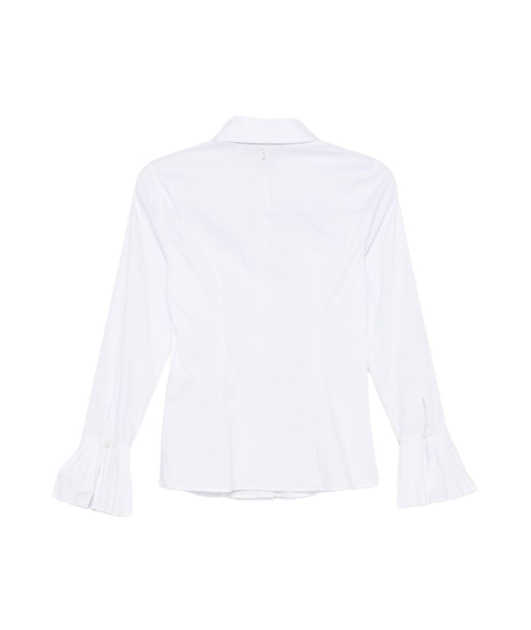 LIU JO Белая хлопковая рубашка, фото 2