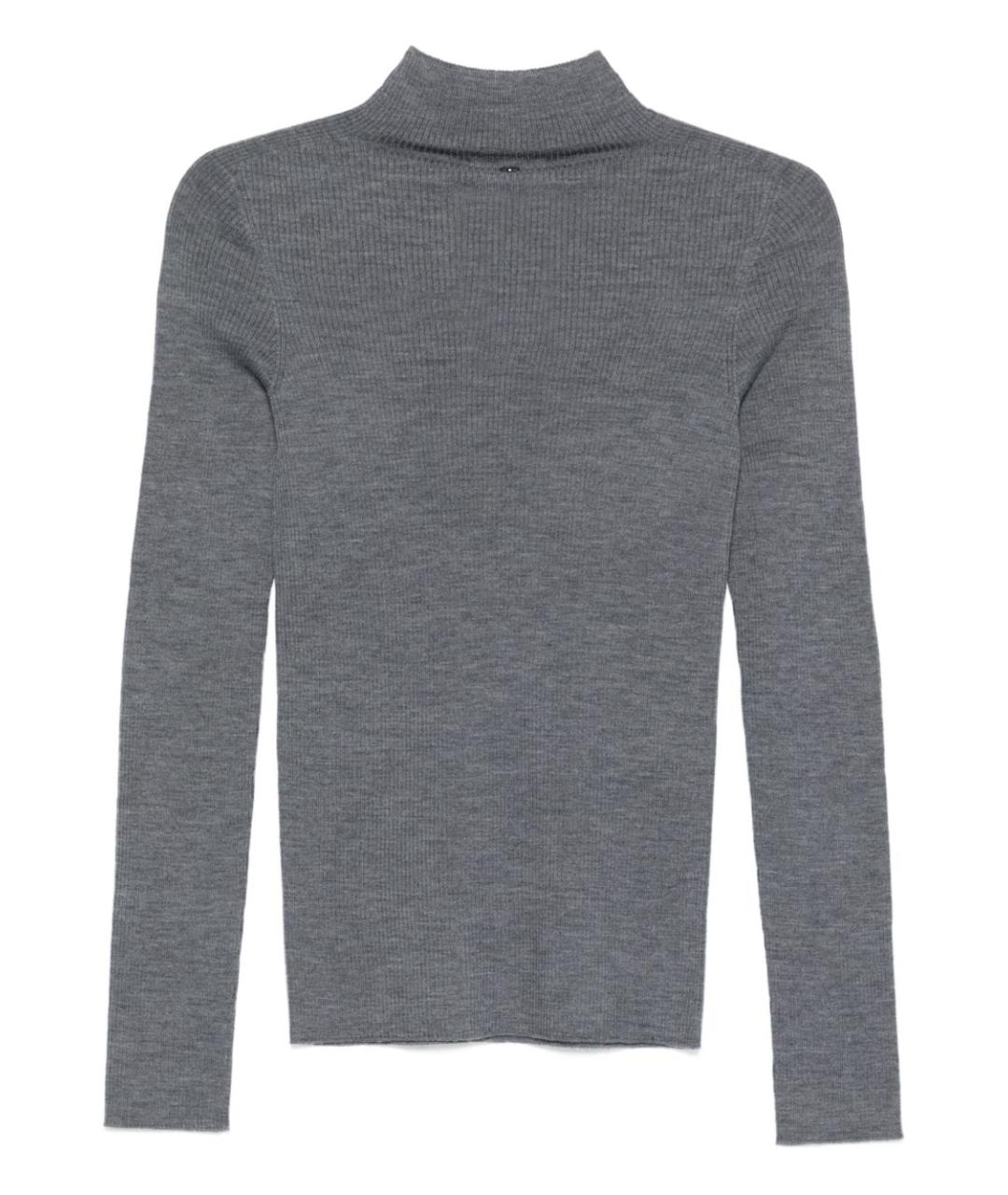LIU JO Серая шерстяная водолазка, фото 2