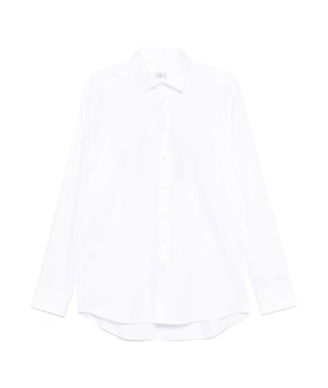 ETRO Белая хлопковая классическая рубашка, фото 1