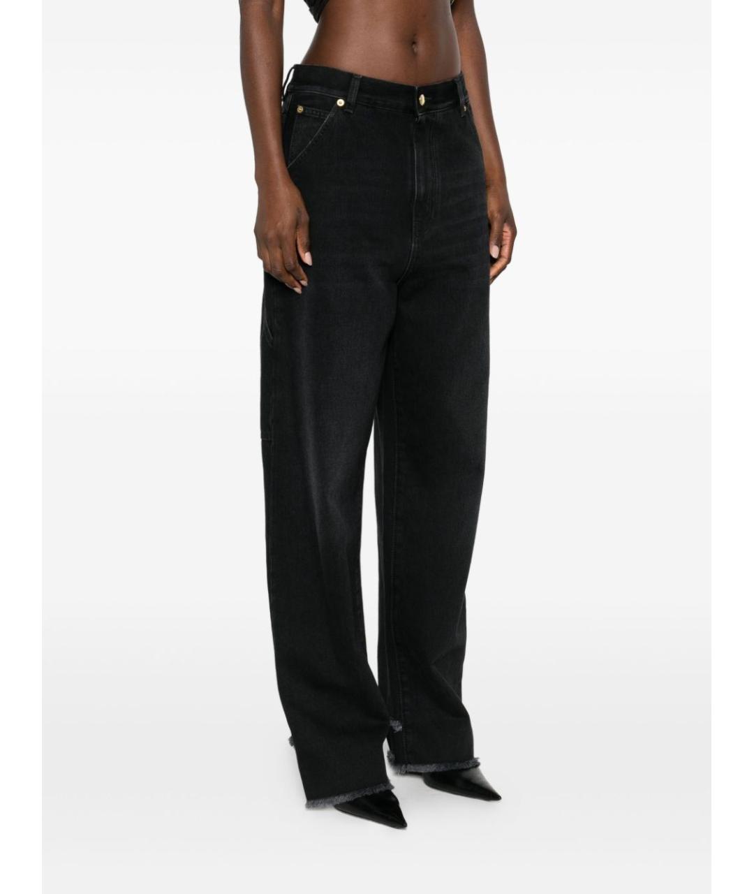 DARKPARK Черные хлопковые прямые джинсы, фото 4