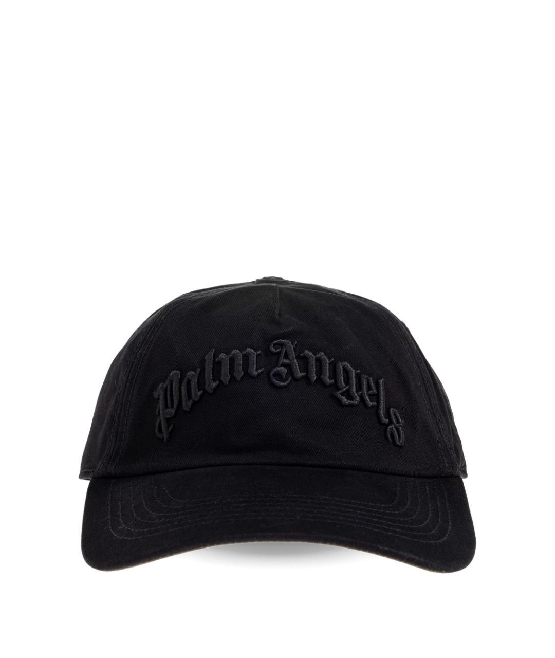 PALM ANGELS Черная хлопковая кепка/бейсболка, фото 1
