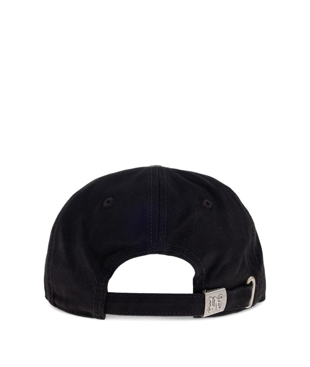 PALM ANGELS Черная хлопковая кепка/бейсболка, фото 4