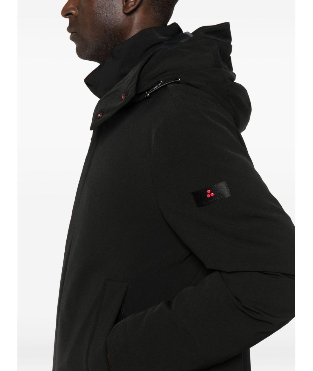 PEUTEREY Черная полиэстеровая куртка, фото 4