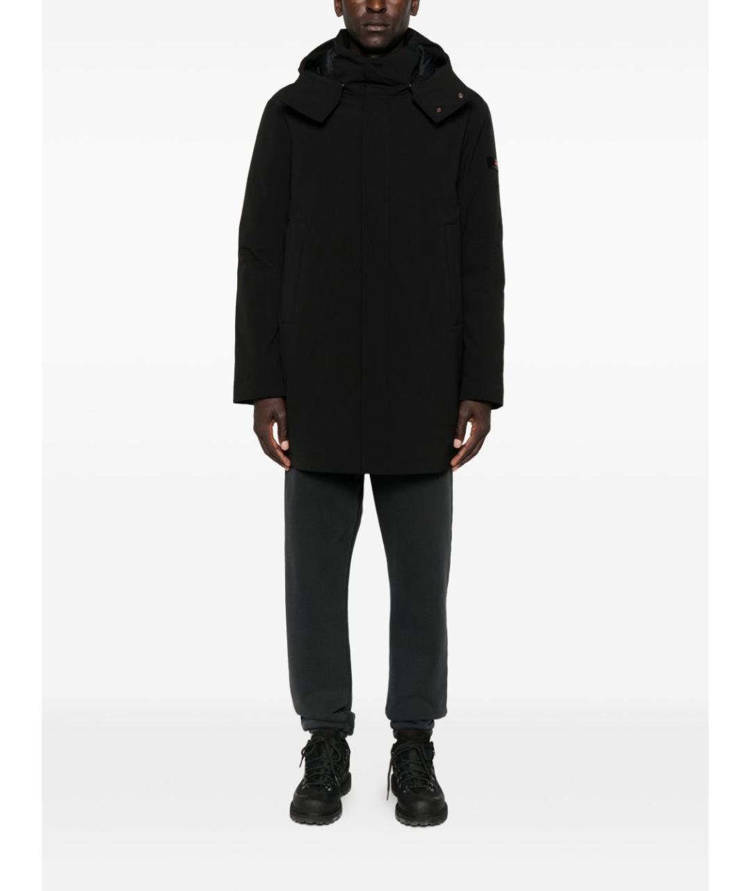 PEUTEREY Черная полиэстеровая куртка, фото 2