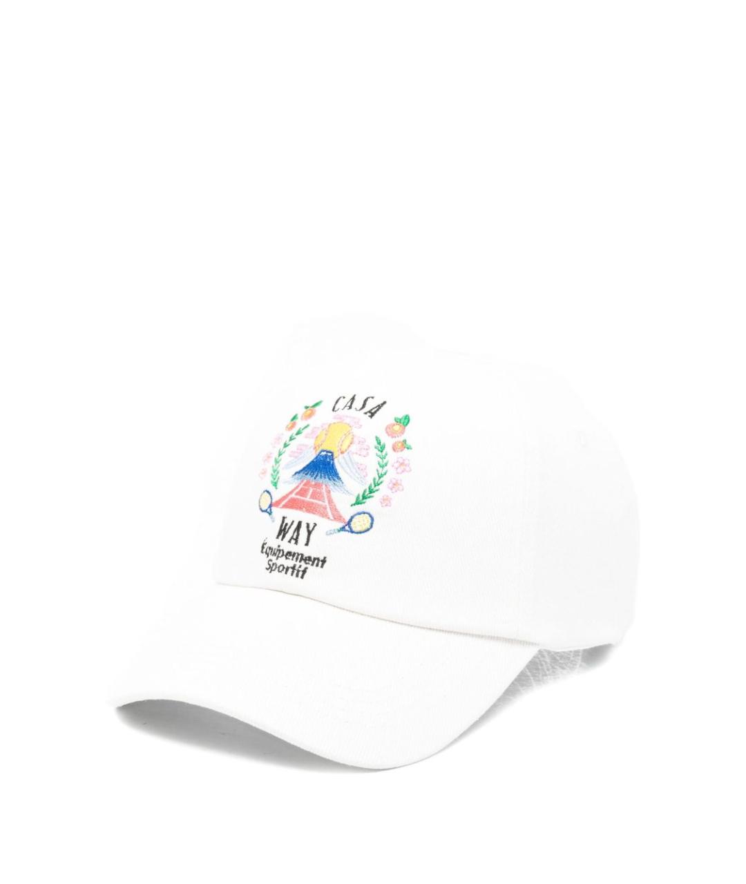 CASABLANCA Белая хлопковая кепка/бейсболка, фото 1