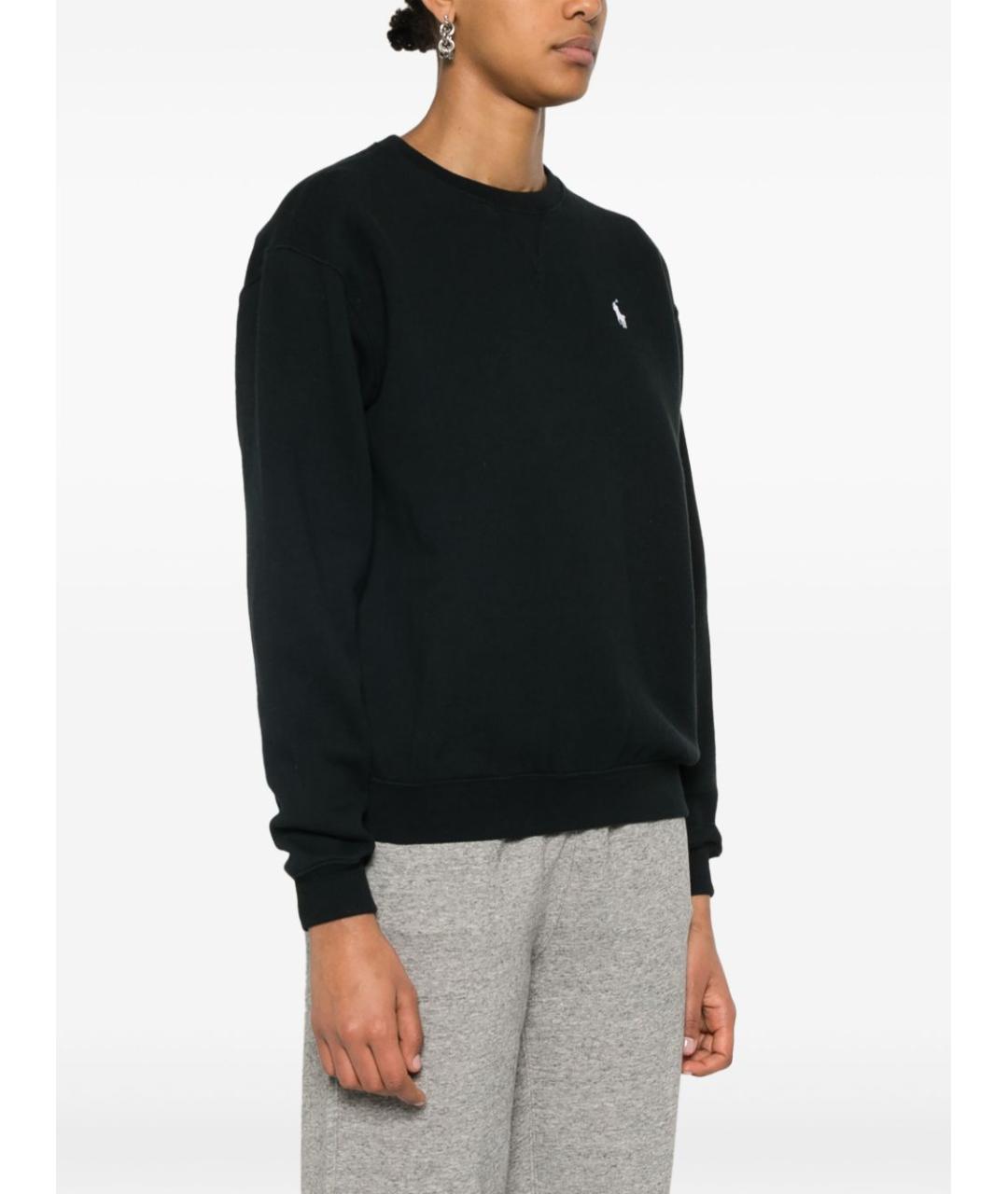 POLO RALPH LAUREN Черный хлопковый джемпер / свитер, фото 4