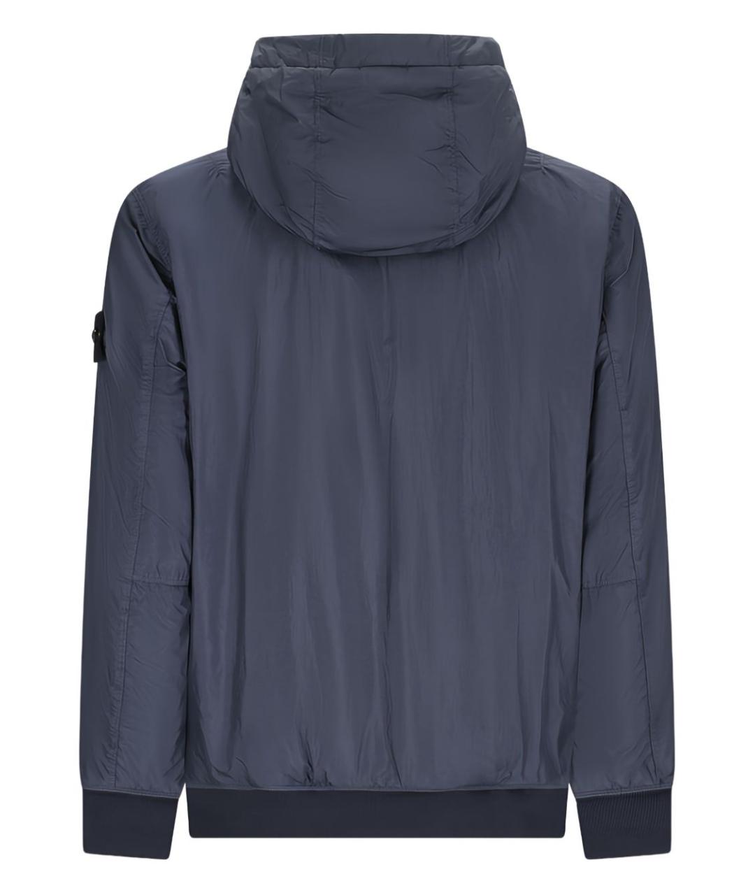 STONE ISLAND Синяя полиамидовая куртка, фото 2