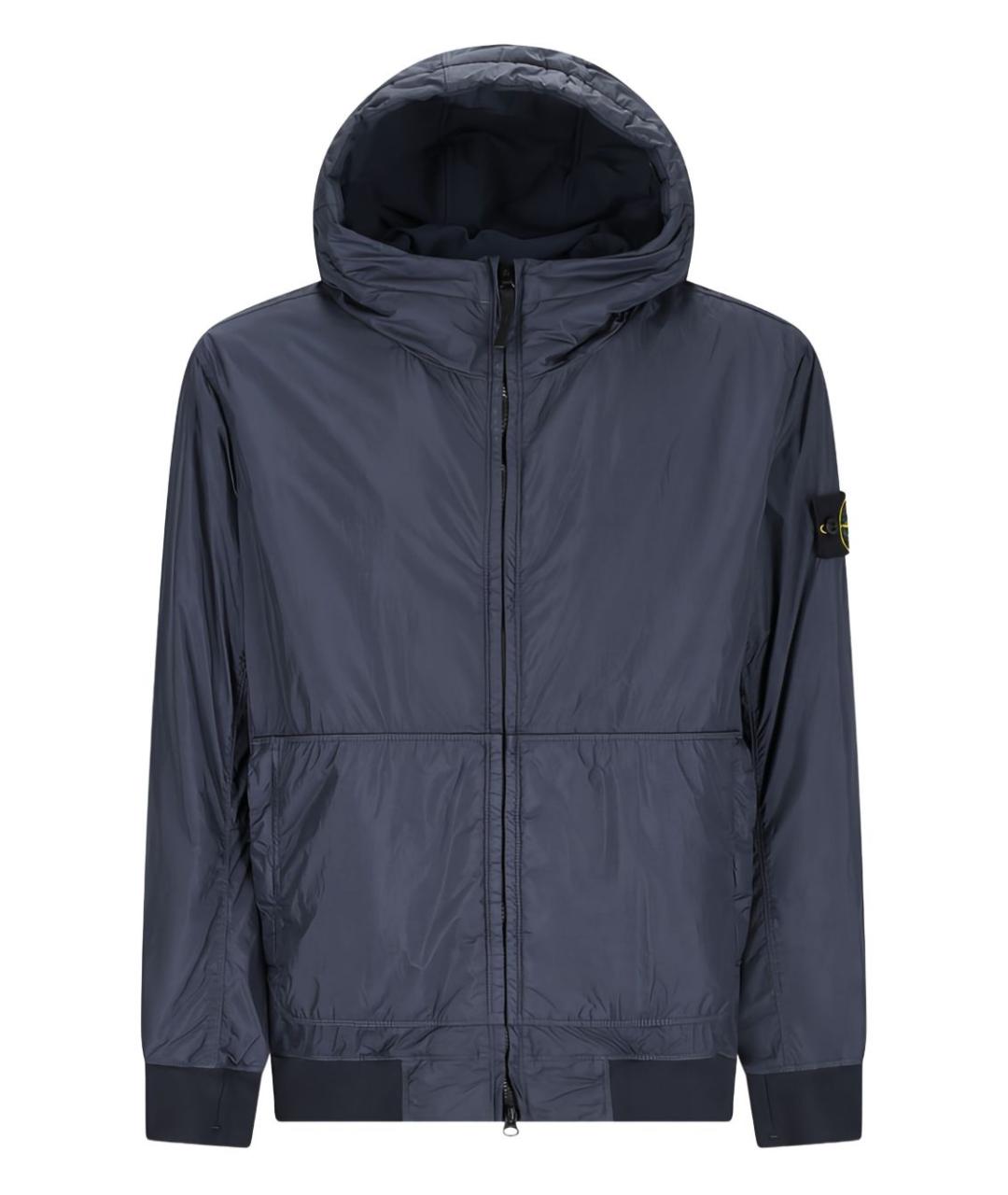 STONE ISLAND Синяя полиамидовая куртка, фото 1