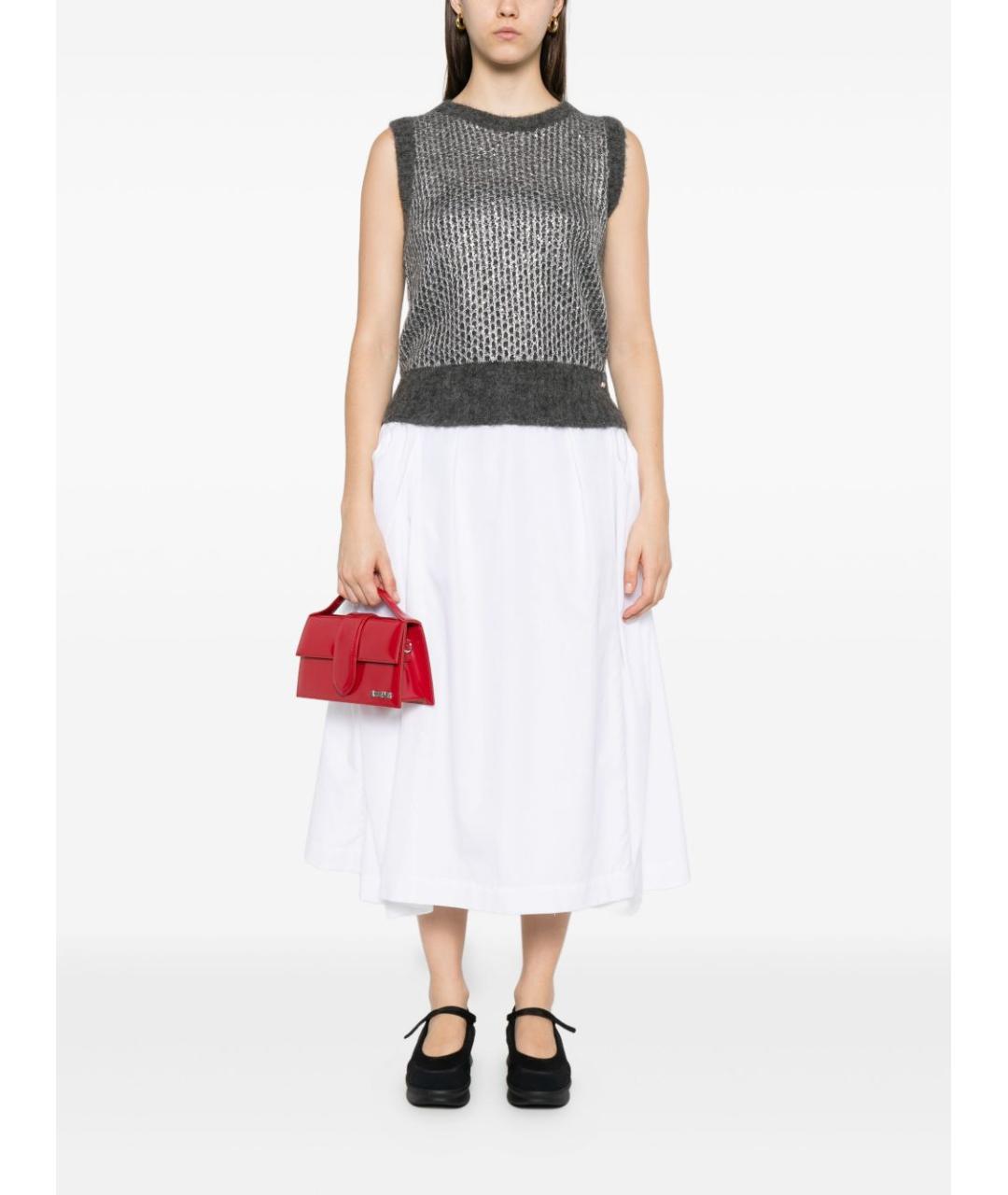 HERNO Серая шерстяная жилетка, фото 4